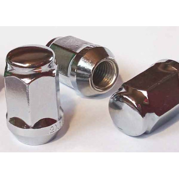 Гайка колесная 12х1,5х35 ключ на 19 закрытая с выступом конус хром (Toyota/Mitsubishi)-4