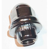 Гайка колесная 12х1,5х37,5 ключ на 21 с шайбой 18,5мм сферическая головка хром (Toyota/Mitsubishi)