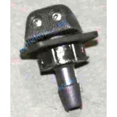 Форсунка омывателя 2 отверстия квадратная на гайке (заказ min 2шт)