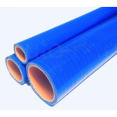 Шланг 42мм силиконовый армированный синий/оранжевый (цена за 10см) 