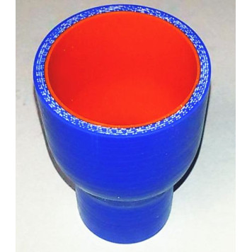 Патрубок силиконовый с переходом 60-76мм длина 100мм