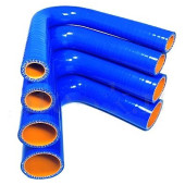 Патрубок силиконовый 42мм угол 45° длина 150/150мм