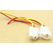 Разъем 2 контакта с фиксатором 