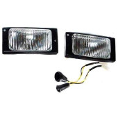 Фары противотуманные ВАЗ 2110-2115, 2123 со скругленными углами белые (2110-3743010)