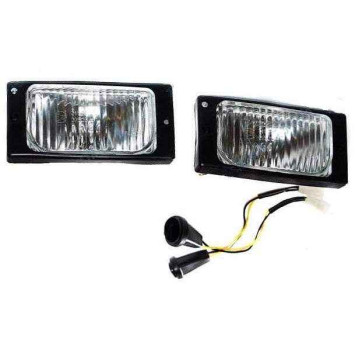 Фары противотуманные ВАЗ 2110-2115, 2123 со скругленными углами белые (2110-3743010)