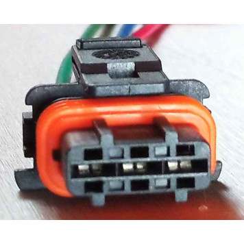 Разъем модуля зажигания 3 провода (нов.образца) к катушке и датчику абсолютного давления -2