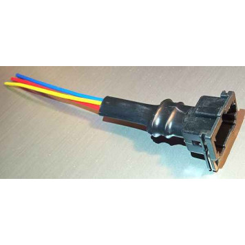 Колодка датчика Холла, датчика скорости ВАЗ, Газ с проводами прямоугольная <b>18000230</b>-2