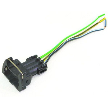 Колодка датчика Холла, датчика скорости ВАЗ, Газ с проводами прямоугольная <b>18000230</b>-4