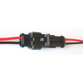 Разъем 2 контакта герметичный