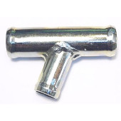 Трубка соединительная - тройник 20х16х20мм косой выход (70°)