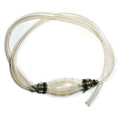 Шланг с грушей для перекачки топлива силиконовый прозрачный 