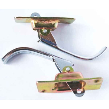 Ручка двери внутренняя ВАЗ 2101 (крючок) металлическая хром <b>2101-6205180, 2101-6105180</b>-4