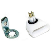 Разъем бензонасоса ВАЗ 2110 наружный (толст.) нового образца с металл.держателем (2110-346027)