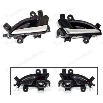 Ручки двери внутренние ВАЗ 2180 Vesta в сборе комплект 2шт <b>2180-8450007743 + 2180-8450007744</b>