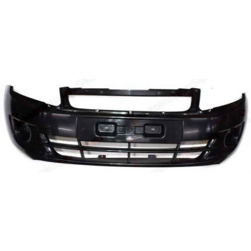 Бампер ВАЗ 2190 Гранта передний под покраску с заглушками под ПТФ г.Сызрань <b>2190-2803015-11</b>