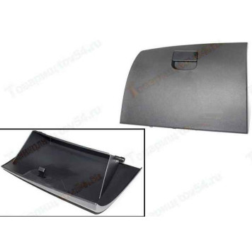 Крышка вещевого ящика панели приборов ВАЗ 2192 в сборе черная <b>2192-5303016</b>