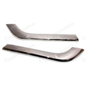 Накладки бампера Lada Largus FL передние верхние левая+правая <b>21999-8450090633/34</b> 8450090633, 8450090634