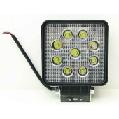 Фара противотуманная светодиодная 9LED 27W квадратная (117х117х50мм) PR-0254 