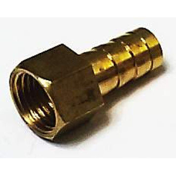 Штуцер с внутренней резьбой 1/4 под шланг 12мм , латунный