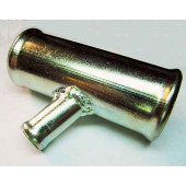 Трубка соединительная - тройник 32х14х32мм косой выход (70°)