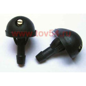 Форсунка омывателя (жиклер) веерная на защелке (ВАЗ 2123, 2170) 