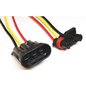 Разъем 3 контакта герметичный силовой