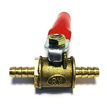 Кран шаровый универсальный под шланг 5мм-1