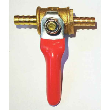 Кран шаровый универсальный под шланг 5мм-2