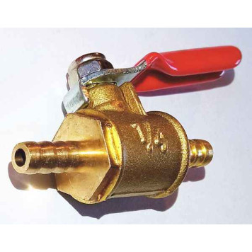 Кран шаровый универсальный под шланг 5мм-3