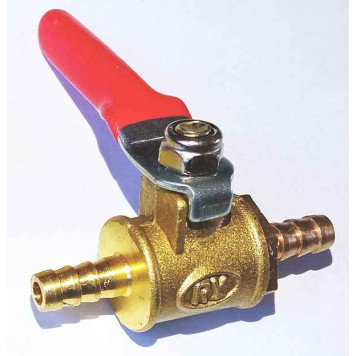 Кран шаровый универсальный под шланг 5мм