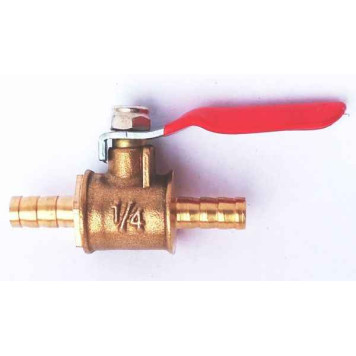 Кран шаровый универсальный под шланг 6мм-2