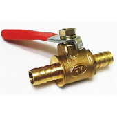 Кран шаровый универсальный под шланг 8мм