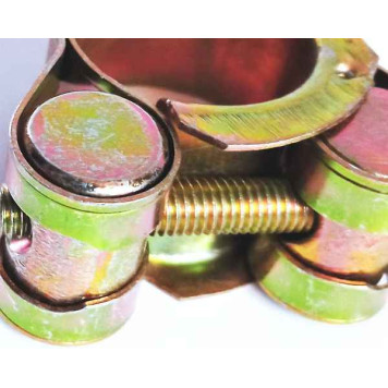 Хомут силовой 26-28мм с одним болтом-2