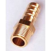 Штуцер с наружней резьбой 1/8 под шланг 8мм латунный