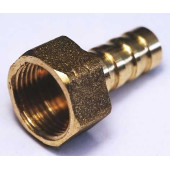 Штуцер с внутренней резьбой 3/8 под шланг 10мм , латунный