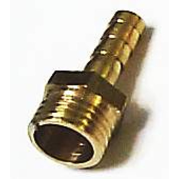 Штуцер с наружней резьбой 1/4 под шланг 6мм , латунный