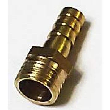 Штуцер с наружней резьбой 1/4 под шланг 8мм , латунный