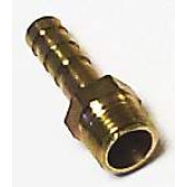 Штуцер с наружней резьбой 1/8 под шланг 6мм латунный 