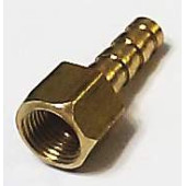 Штуцер с внутренней резьбой 1/8 под шланг 6мм , латунный