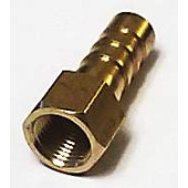 Штуцер с внутренней резьбой 1/8 под шланг 8мм , латунный