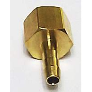 Штуцер с внутренней резьбой 1/4 под шланг 6мм , латунный-1