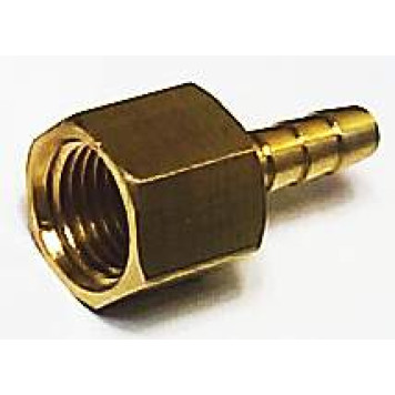 Штуцер с внутренней резьбой 1/4 под шланг 6мм , латунный