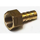 Штуцер с внутренней резьбой 1/4 под шланг 8мм , латунный