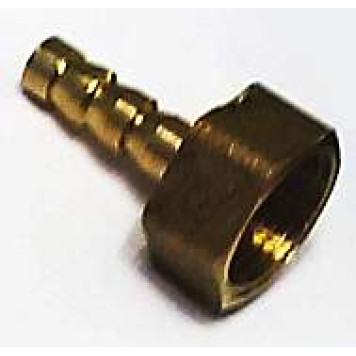 Штуцер с внутренней резьбой 3/8 под шланг 6мм , латунный