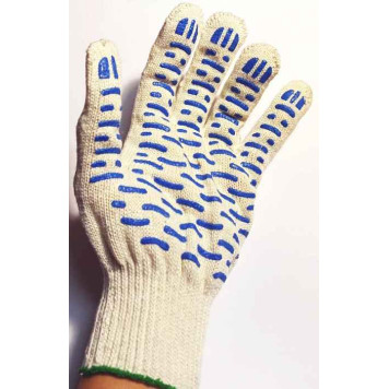 Перчатки х/б с напылением-2
