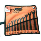 Набор комбинированных ключей FALCO 8 предм. 7-22мм в сумке фосфатированные