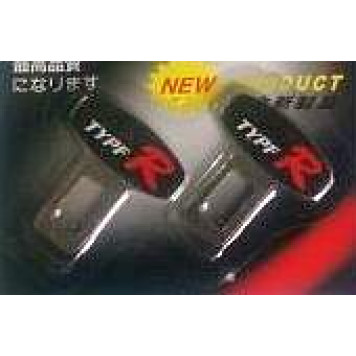 Заглушка (блокиратор) гнезда ремня безопасности LK9-02 металлическая черная (2шт)-2