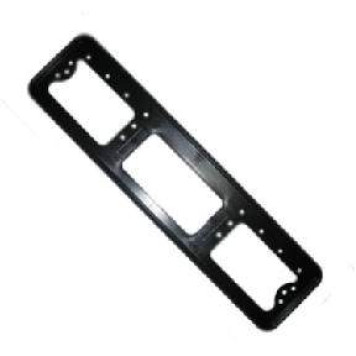 Рамка номерного знака пластиковая черная