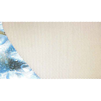 Сетка декоративная на бампер BD-0016 (100х33см) хром, мелкая ячея-1