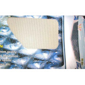 Сетка декоративная на бампер BD-0016 (100х33см) хром, мелкая ячея